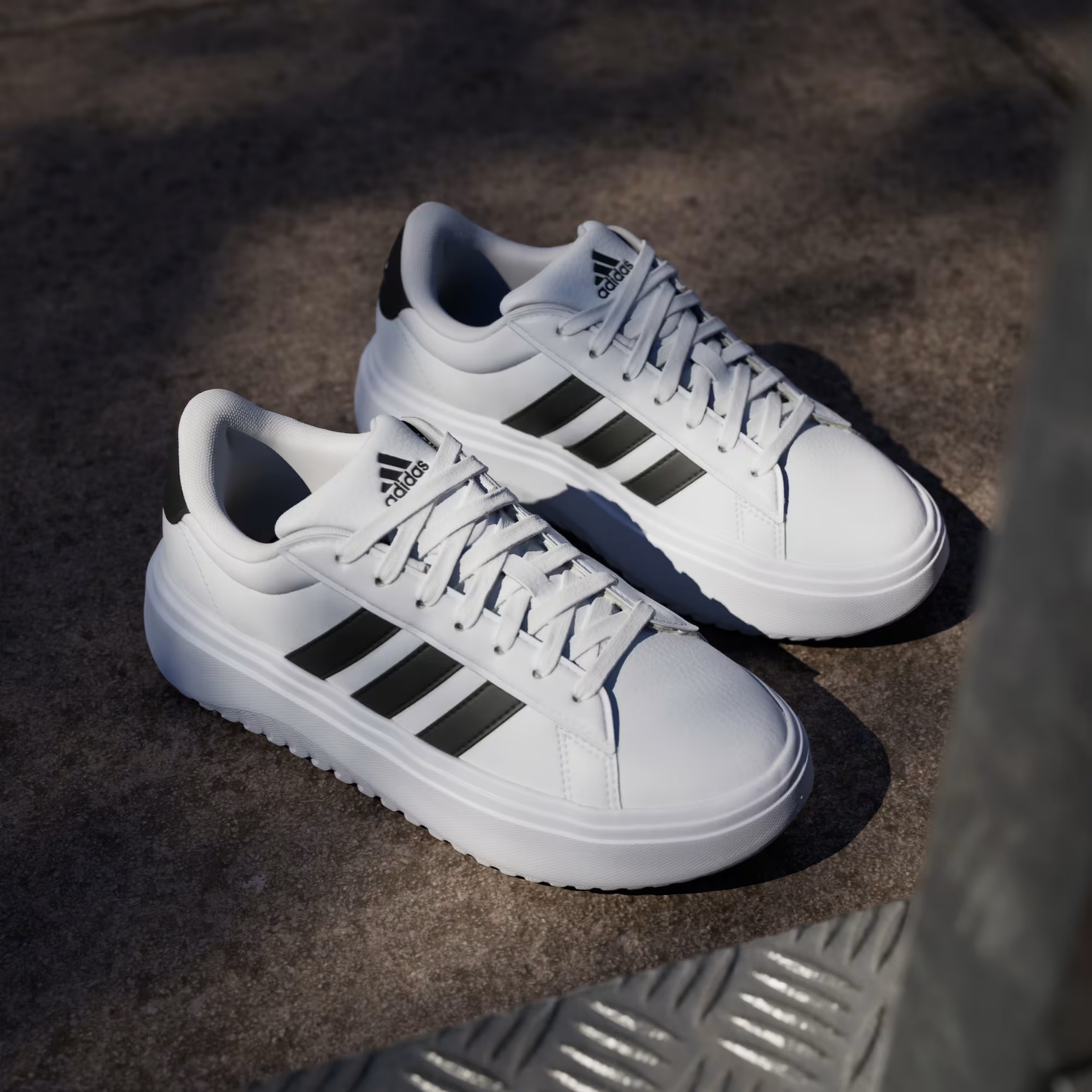 Tenis adidas Grand Court Platforma