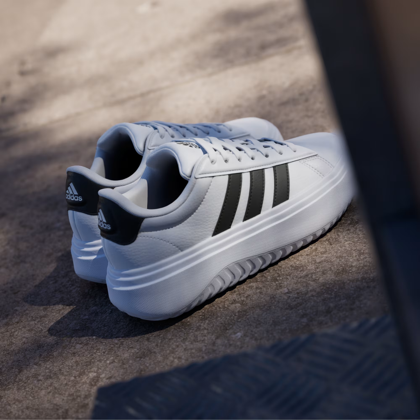 Tenis adidas Grand Court Platforma