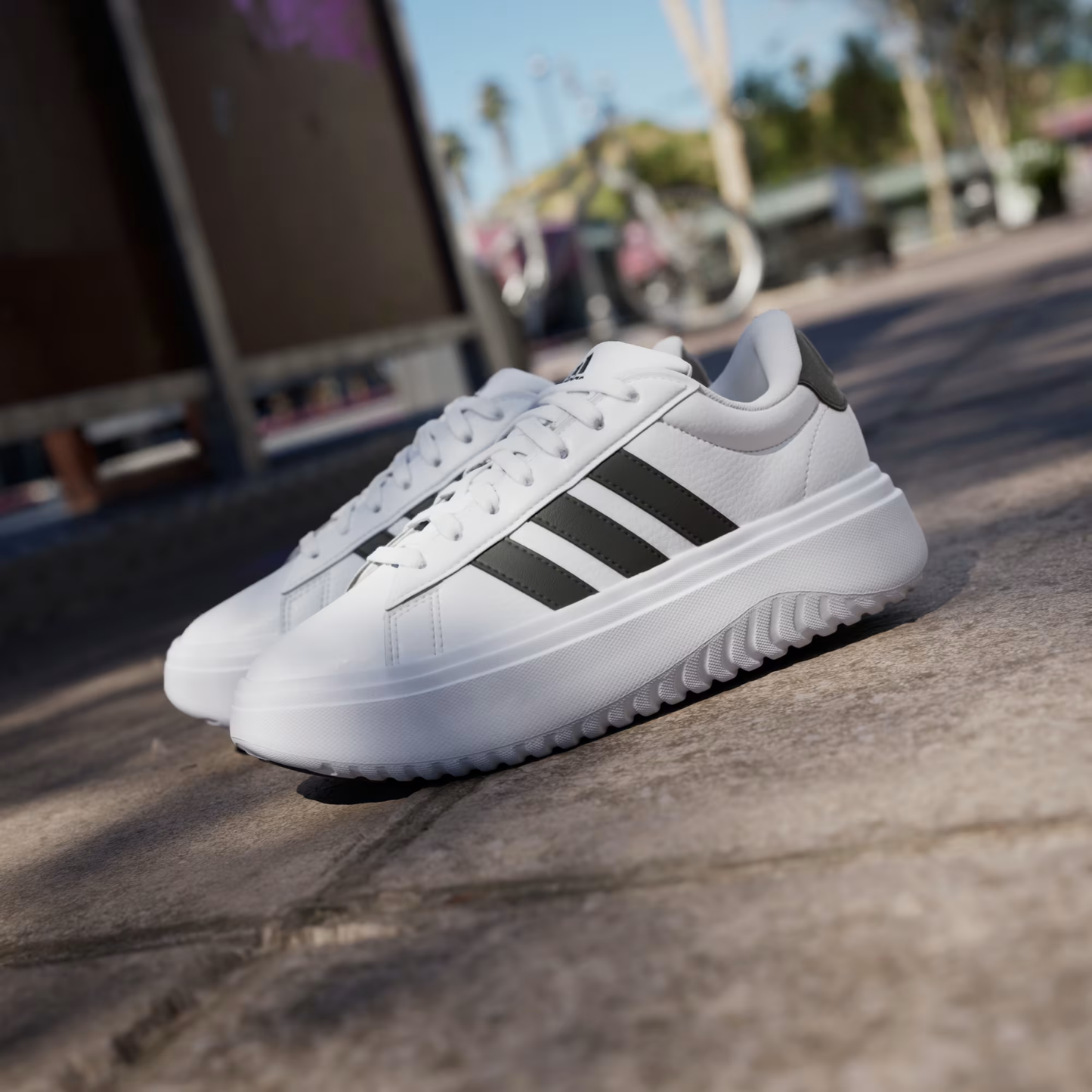 Tenis adidas Grand Court Platforma