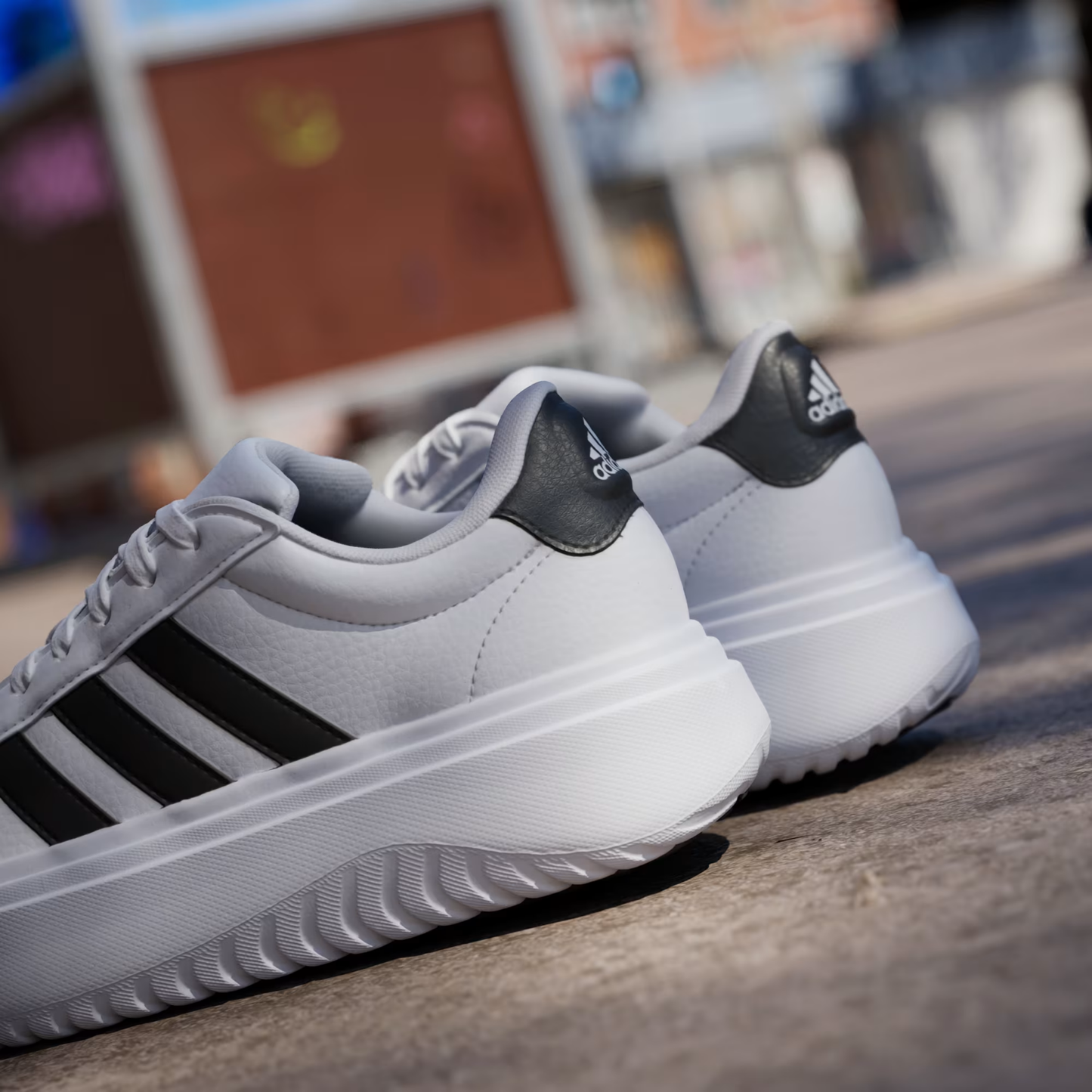 Tenis adidas Grand Court Platforma