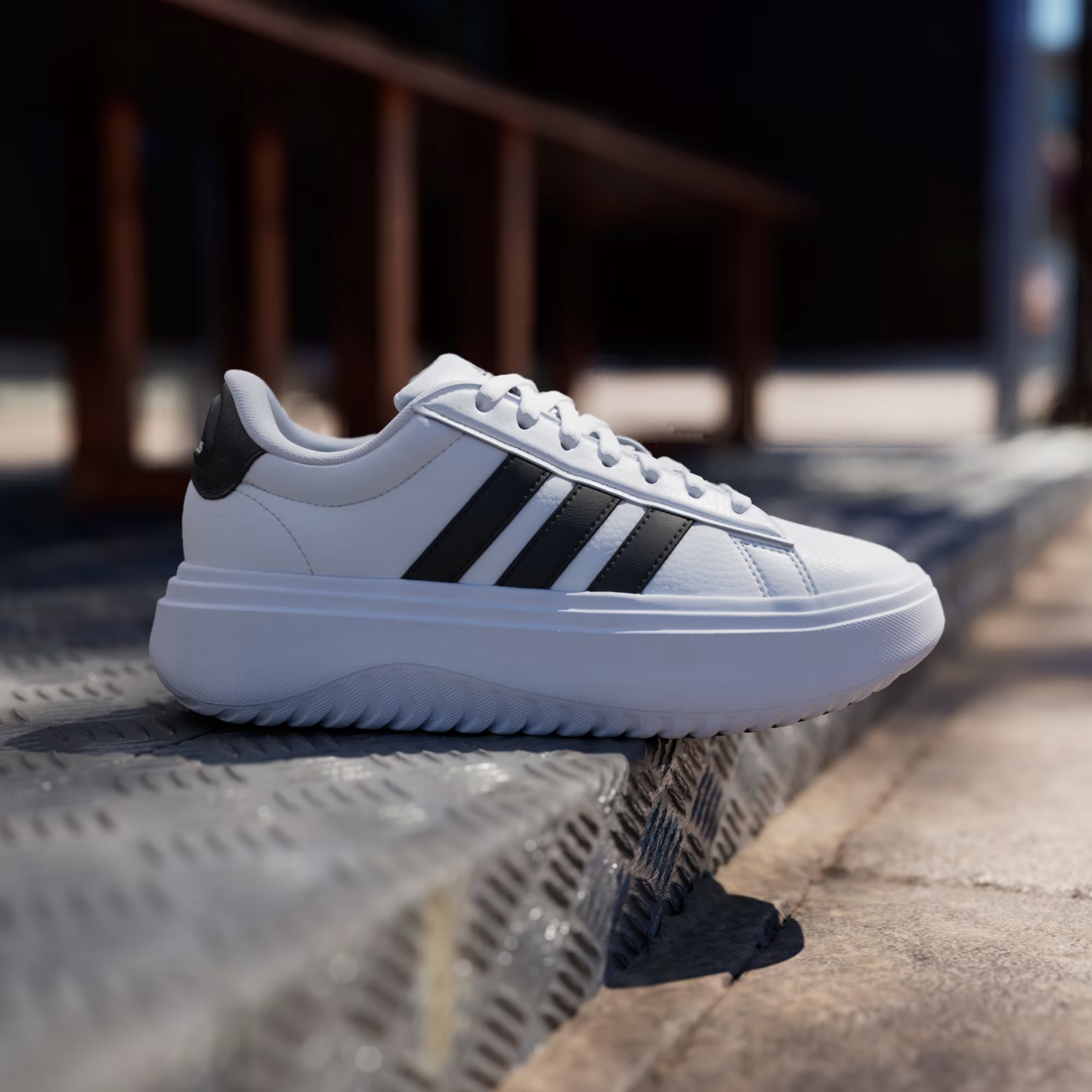 Tenis adidas Grand Court Platforma